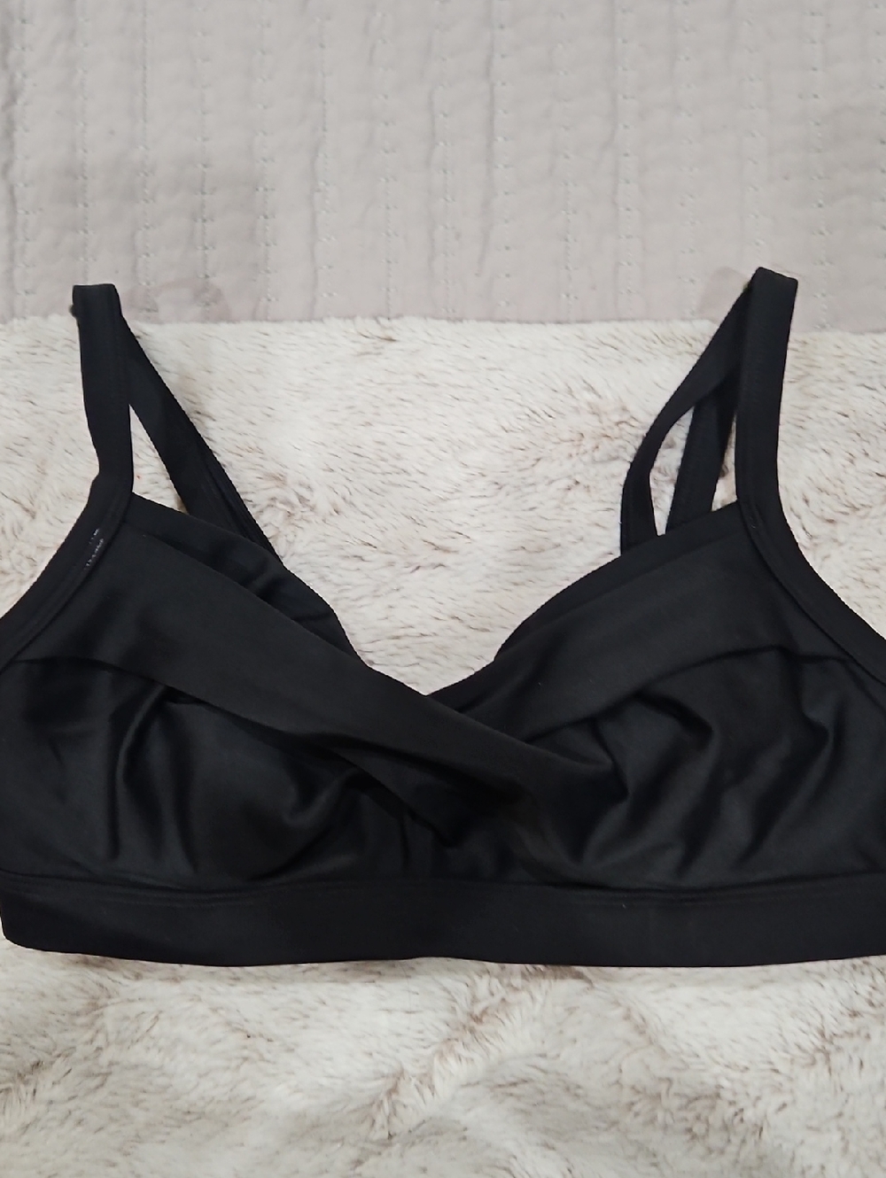 Athleta Black Wireless Bralette
